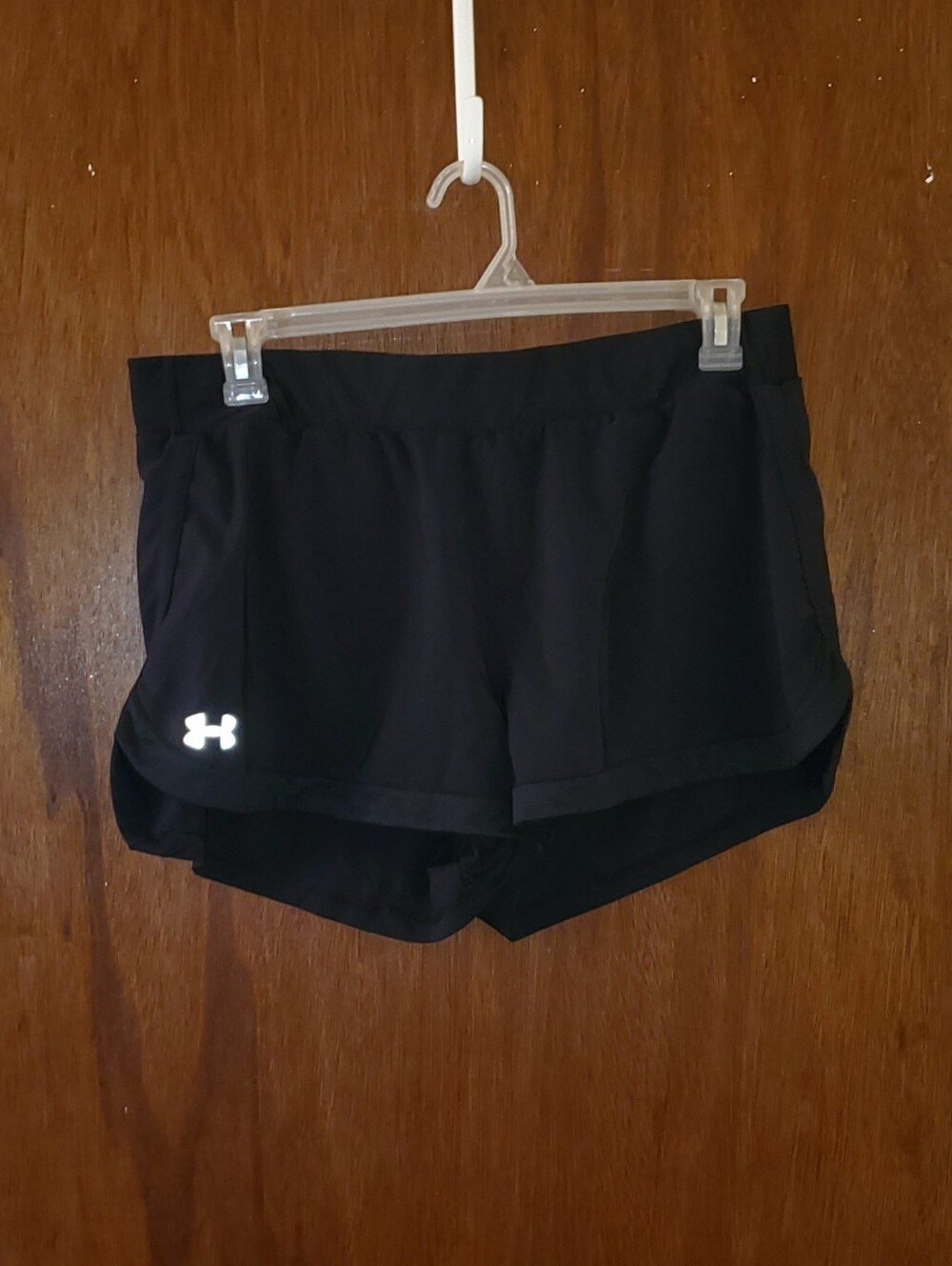 Under Armour Black Women's Running Shorts Sz Xl EUC